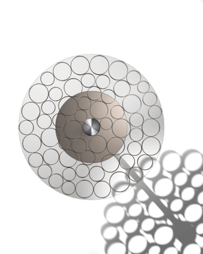 BUBBLE - Round crystal and steel coffee table by F.lli Orsenigo - view 3